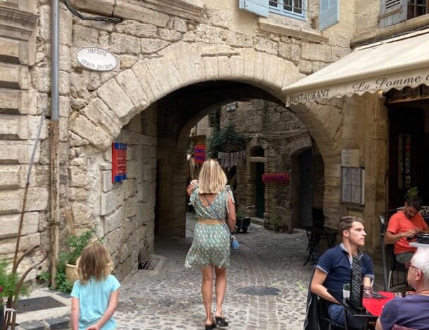 Pezenas Photo Arch Streets
